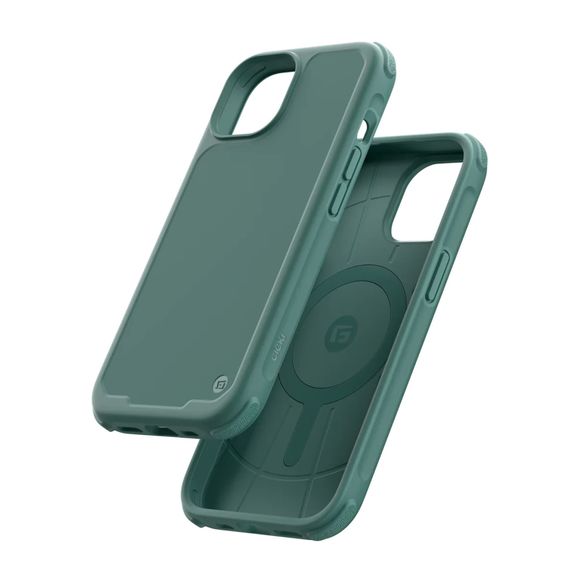 iPhone 15 Pro clckr Carbon case in GREEN with MagSafe Great Phone Case! - Picture 1 of 8